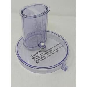 Braun Food Processor 4259 4243 4258 4261 4262 Work Bowl Lid -With Pusher